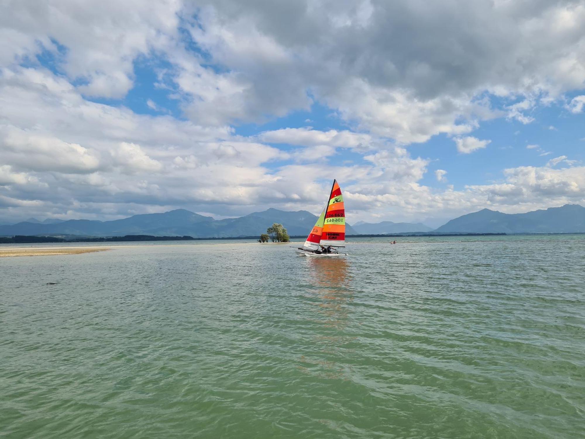 Vintage Studio Am Chiemsee Übersee Buitenkant foto